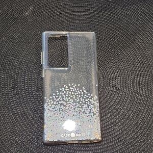 SAMSUNG S 22 ULTRA - Case-Mate Silver Glitter Phone Case